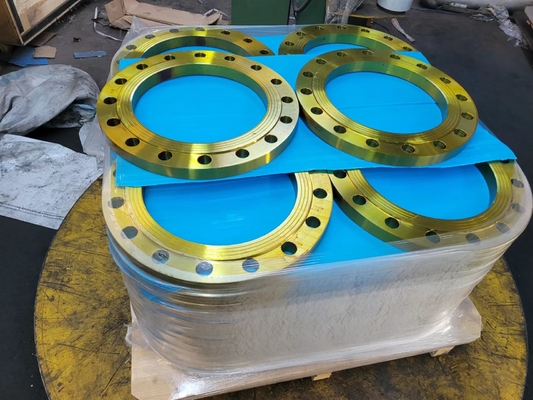 Flange cego de aço carbono forjado 1500 LB com junta tipo anel para construção