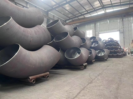 Encaixes de tubo de solda de topo com revestimento de óleo certificado API de aço carbono