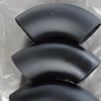 padrão do Gost En10253-2 Astm do cotovelo da solda de extremidade de 426mm para limpar com jato de areia a pintura preta