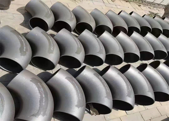 90 graus forjaram o óleo preto da polegada ASTM A860 WPHY 60 de aço do cotovelo 8 galvanizado