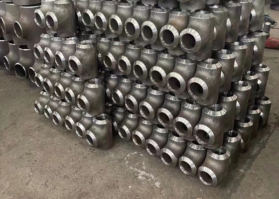 T de solda Astm A234 Sch 80 Xs Xxh Sch160 do aço carbono DIN2605