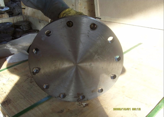 ASME Pn100 Dn100 forjou o deslizamento liso da flange do aço carbono no pescoço aumentado da solda da cara