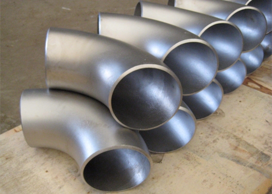 Alto longo curto dos cotovelos 3mm da tubulação do raio de SS304 SS316L lustrado