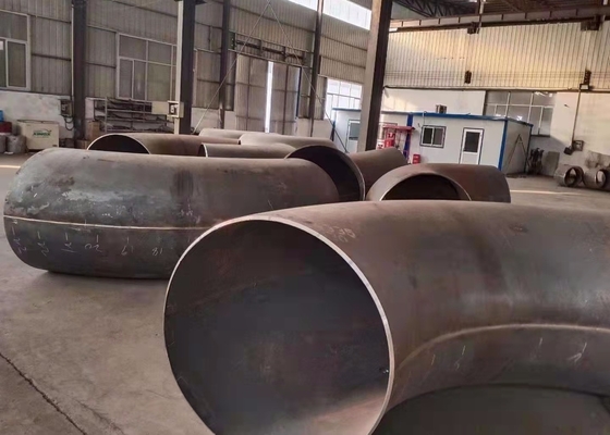 48&quot; grau Astm A234 Wp5 da curvatura de tubulação 90 do aço carbono de X 12mm
