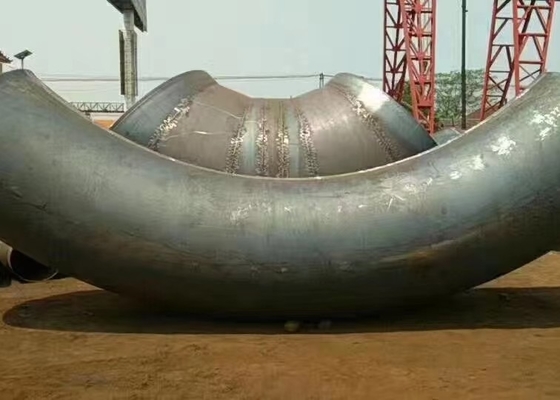 Curvatura de tubulação do aço carbono de ASTM WPB A234 proteção de corrosão de 0.2mm - de 80Mm