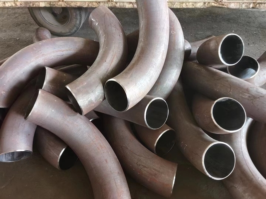 Aço carbono lustrado de 2 polegadas que cabe o cotovelo longo da solda do raio para o sistema de encanamento