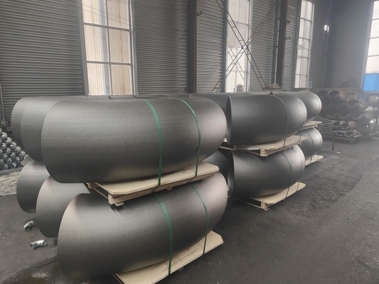 A extremidade do cotovelo do aço carbono do Cs de Astm A234 Wpb B16.9 Sch40 soldou a anti pintura da oxidação