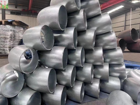 Cotovelos de solda de aço Astm A403 / A403m Wp304 Wp316 Raio longo 6 polegadas Sch80