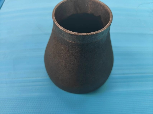 Encaixes de tubulação excêntricos sem emenda do redutor concêntrico que limpam com jato de areia Astm A234 Wpb