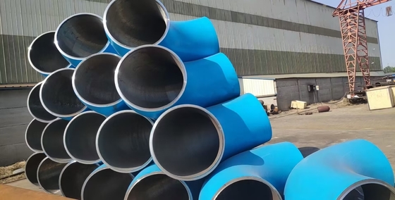 Acessórios de tubo de solda de topo aeroespacial DN200 Sch40 curvatura de tubo 5D de 90 graus