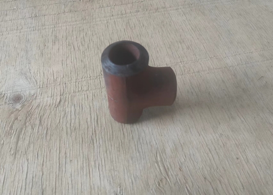 Tê de redução de aço carbono ASME B16.9 Sch40 ASTM A234 Wpb Tê de solda de topo