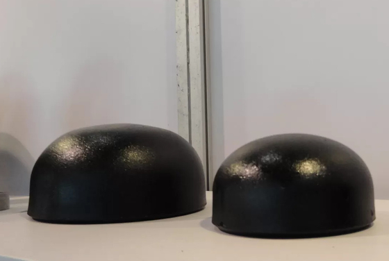 o verniz pintou o preto sem emenda 1/2” - 72inch do tampão da tubulação de aço carbono do Hdg