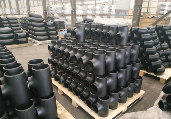 Tê de redução de solda de topo Sch10 SS304 SS316L T igual de aço inoxidável
