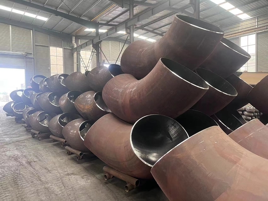 Encaixes de tubos soldados por cotovelo antiferrugem para aplicações químicas