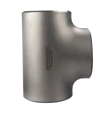 Tê de redução de solda de topo Sch10 SS304 SS316L T igual de aço inoxidável