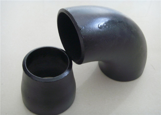 A pintura padrão Q235 do preto do cotovelo do aço carbono de JIS galvanizou 1/2 “- 48&quot;