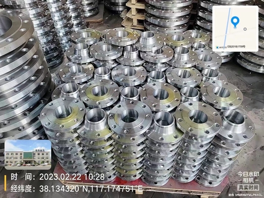 deslizamento da construção da flange do aço carbono 600lb nos encaixes de tubulação