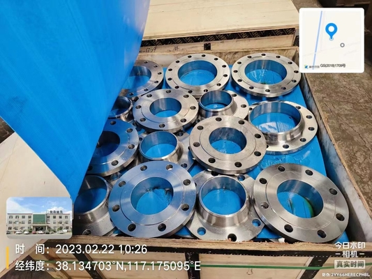 deslizamento da construção da flange do aço carbono 600lb nos encaixes de tubulação