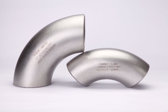 O cotovelo de aço inoxidável da solda de extremidade de Astm A234 programa 40 Asme B16.9