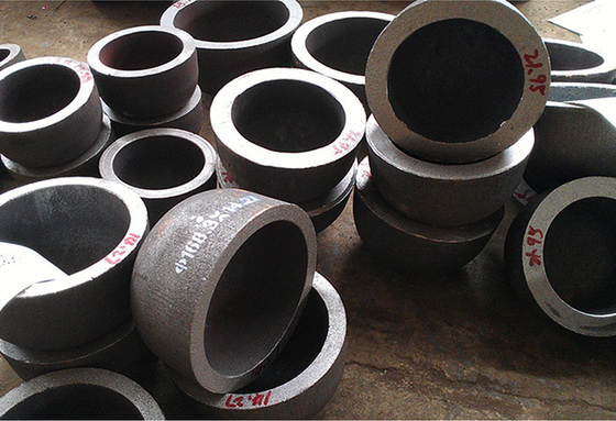 1/2” a 110&quot; pintura preta sem emenda Buttweld Q195 de Astm A234 dos tampões do aço carbono