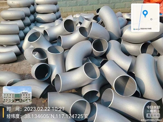 Jis / Din / Bs / Gb Cotovelo de aço inoxidável padrão de 3 polegadas para sistema de tubulação