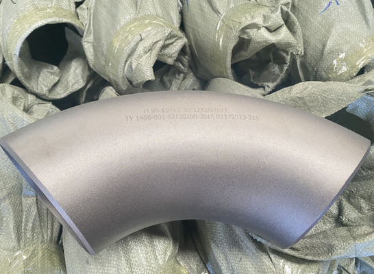 Ss304 316 Encaixe de cotovelo de tubo de aço inoxidável soldado / rosqueado / soquete 90 180 graus