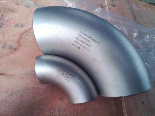 Alto longo curto dos cotovelos 3mm da tubulação do raio de SS304 SS316L lustrado