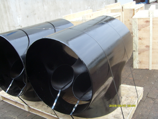 O T AUTÊNTICO do aço carbono de A420 WPL6 forjou a extremidade soldada reduzindo o T 50mm 100mm