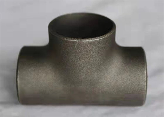 Solda de extremidade do T do aço carbono EN10253-2 que limpa com jato de areia o T da tubulação de 50mm