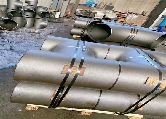 Solda de extremidade reta de Astm A 234 Wpb do T do aço carbono de Asme B16.9 Sch40