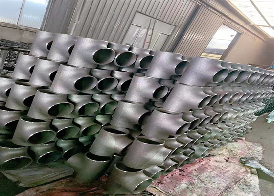 Solda de extremidade reta de Astm A 234 Wpb do T do aço carbono de Asme B16.9 Sch40
