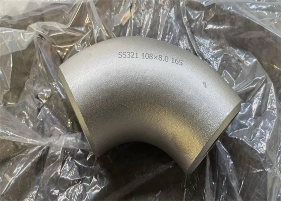 Cotovelo de aço inoxidável ASTM SCH160 SCH120 de 90 graus de SMLS 316