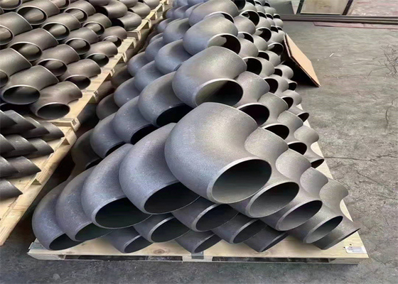 90 graus forjaram o óleo preto da polegada ASTM A860 WPHY 60 de aço do cotovelo 8 galvanizado