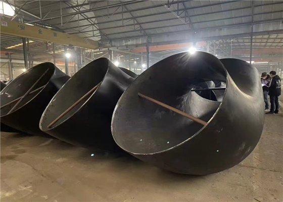 Curvatura de tubulação DN1200*12mm do aço carbono de A234 WPC 20&quot; forjado quente 30&quot; 50&quot;