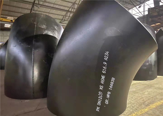 Conexões de tubos soldadas de grande diâmetro Cotovelo de raio curto de 90 graus SR ASTM A420 WPL6