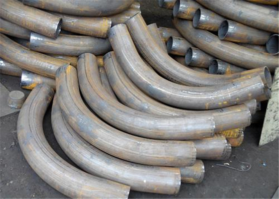 Curvatura curto estirada a frio 33,4 - 762mm OD do raio da curvatura de tubulação do aço carbono
