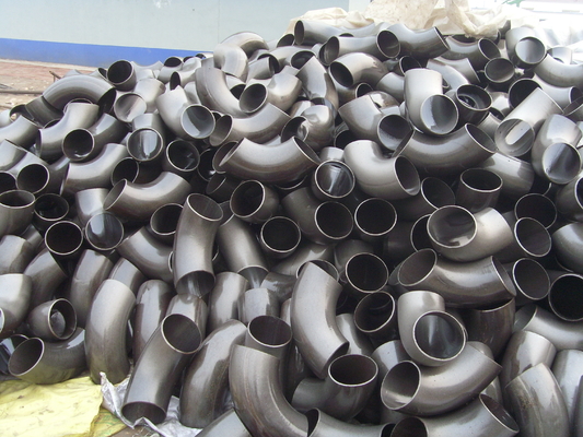 Curvatura de tubulação 16&quot; do aço carbono de JIS B2311 2D 3D 5D 90 graus 180 graus
