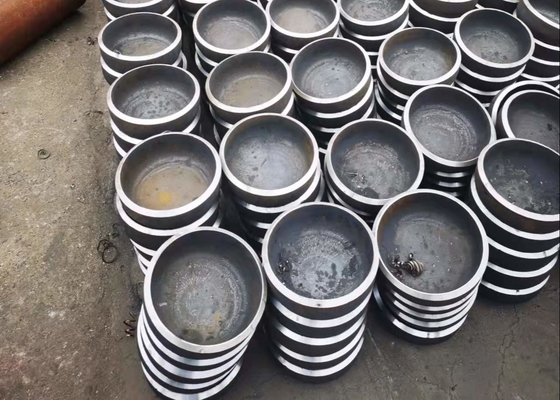 A extremidade sem emenda do tampão da tubulação de aço carbono de Q345 Q235 soldou