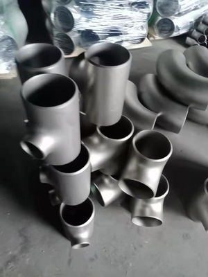DN15 Astm A105 Sch40 Aço Carbono Igual T Sem Costura